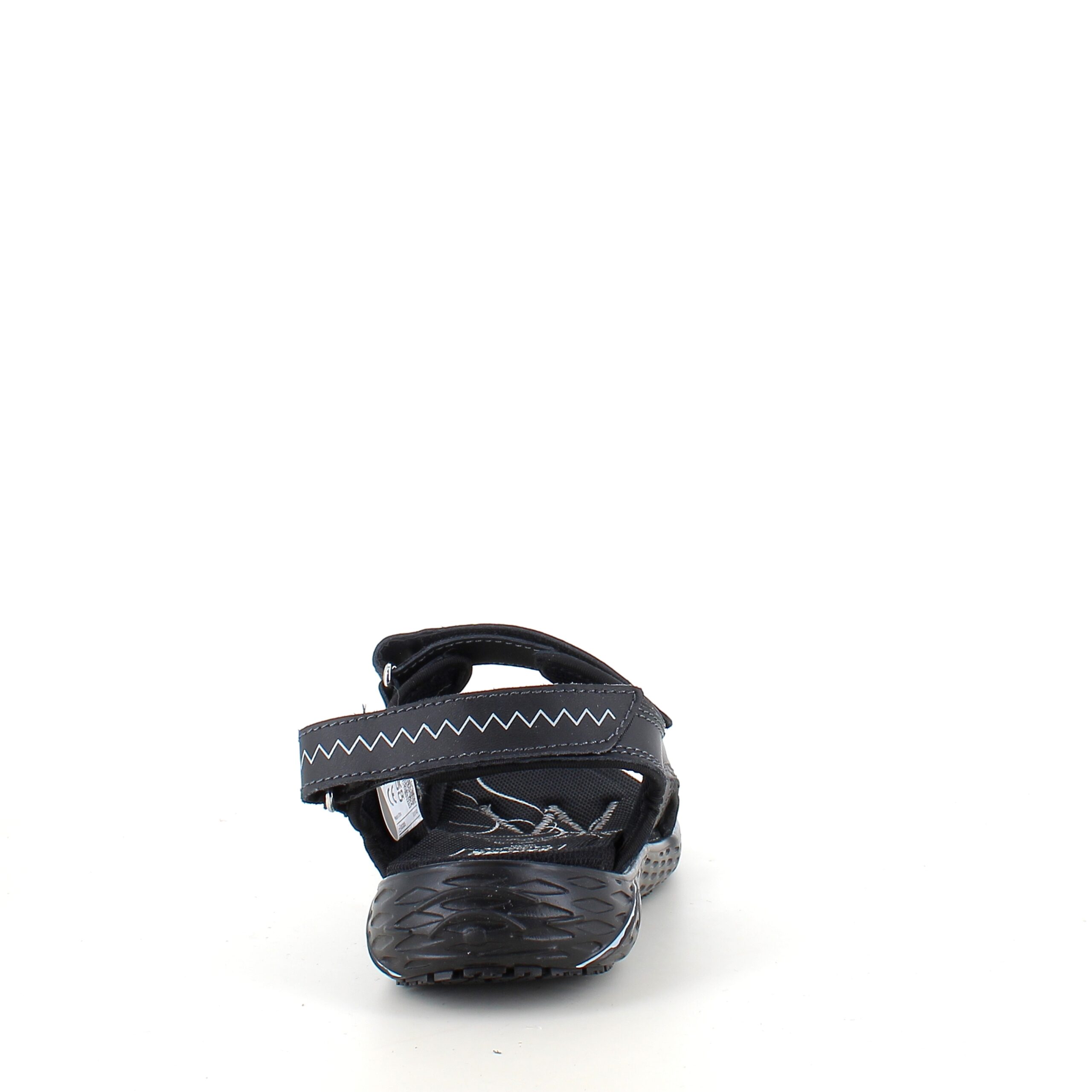 Sort skridsikker arbejdssandal